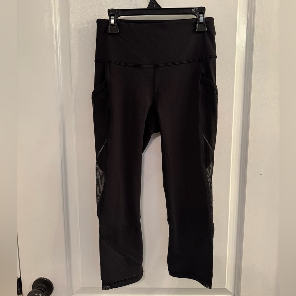 Lululemon Fast As Light Crop 19" Black
